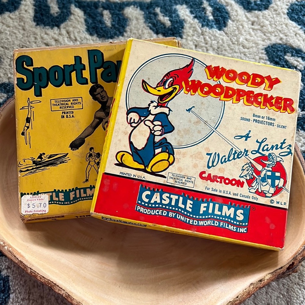 Castle films Woody woodpecker 8 mm Sold as is